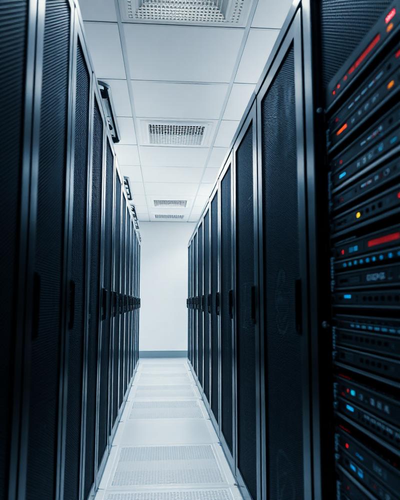 Server hardware in a pristine data center
